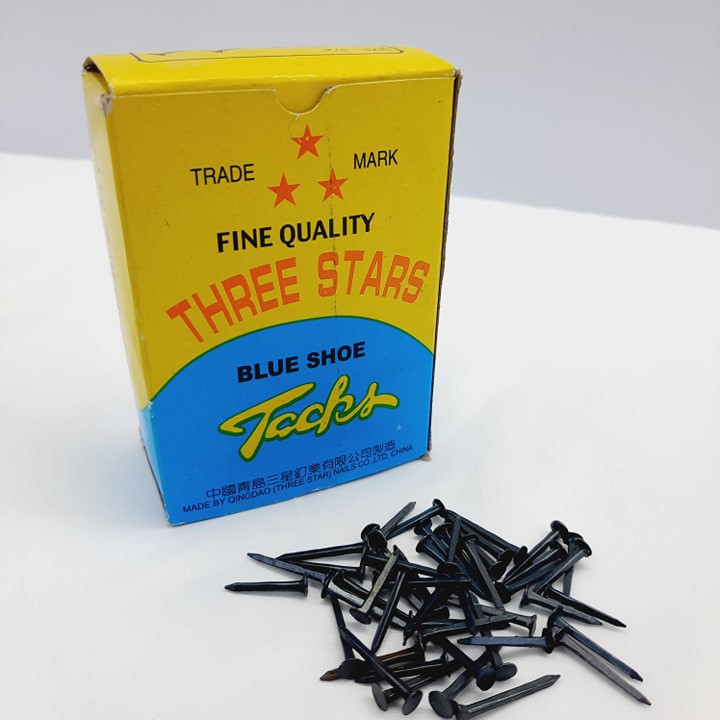 fine blue shoe tack nails for