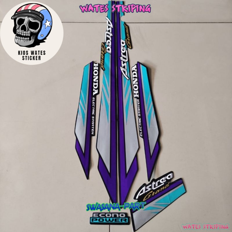 HONDA STRIPING STICKERS ASTREA GRAND BULUS CAPSULE BODY LIST 1993 BEST ...