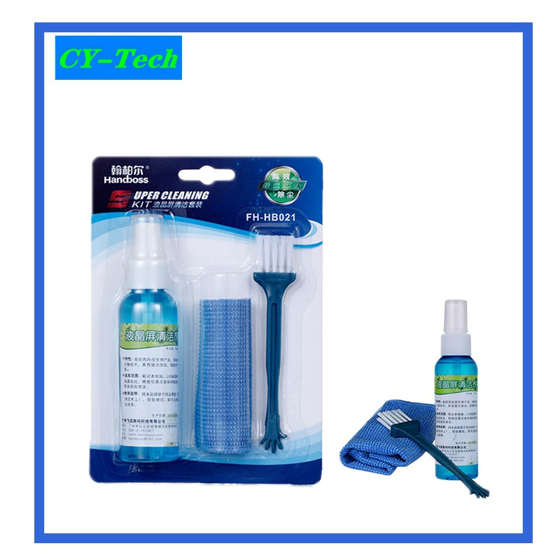 【CYT】Handboss 3 in 1 Screen Cleaner Kit Screen Cleaning Kit for PC, TV ...