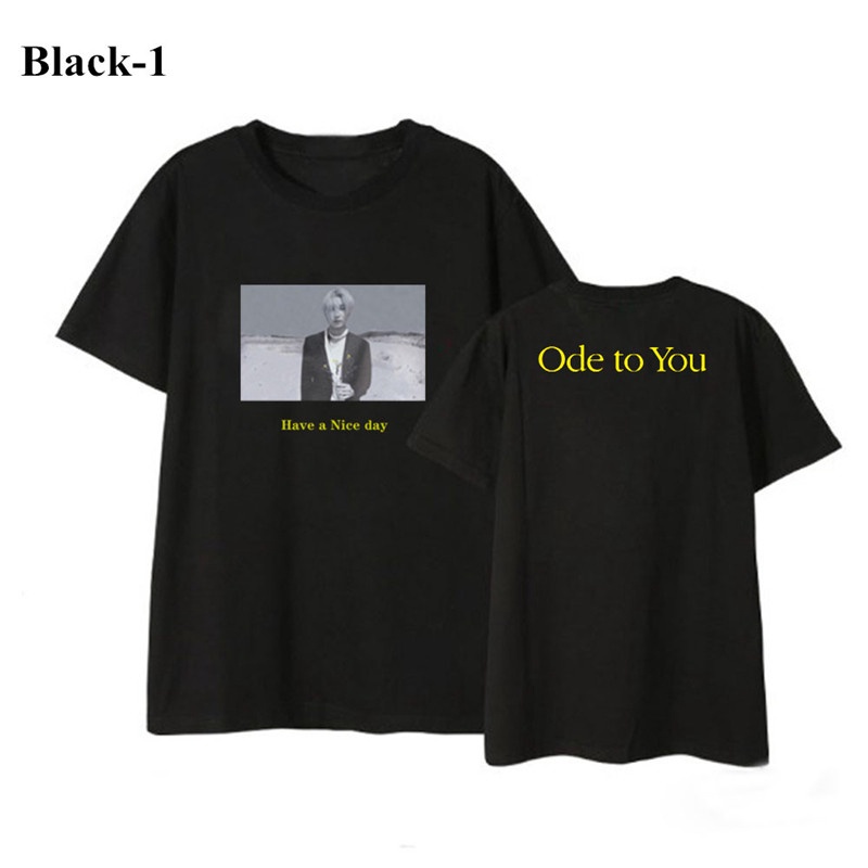 KPOP SEVENTEEN T-Shirt WORLD TOUR ODE TO YOU Concert Short Sleeve