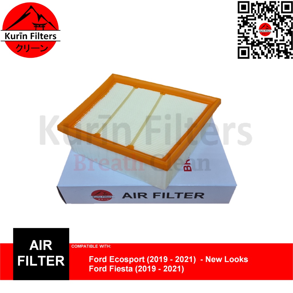 KURIN Air Filter for Ford EcoSport (2019 2021) New Looks, Ford Fiesta (2019 2021) Shopee