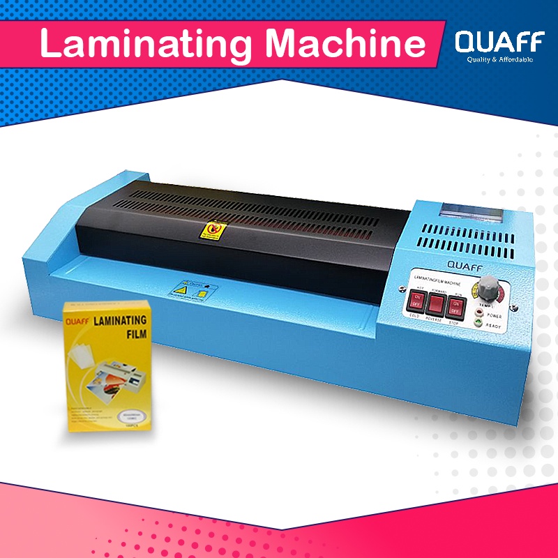 Quaff Laminator Hot Cold Reverse Function 22volts A5 A4 A3 Size