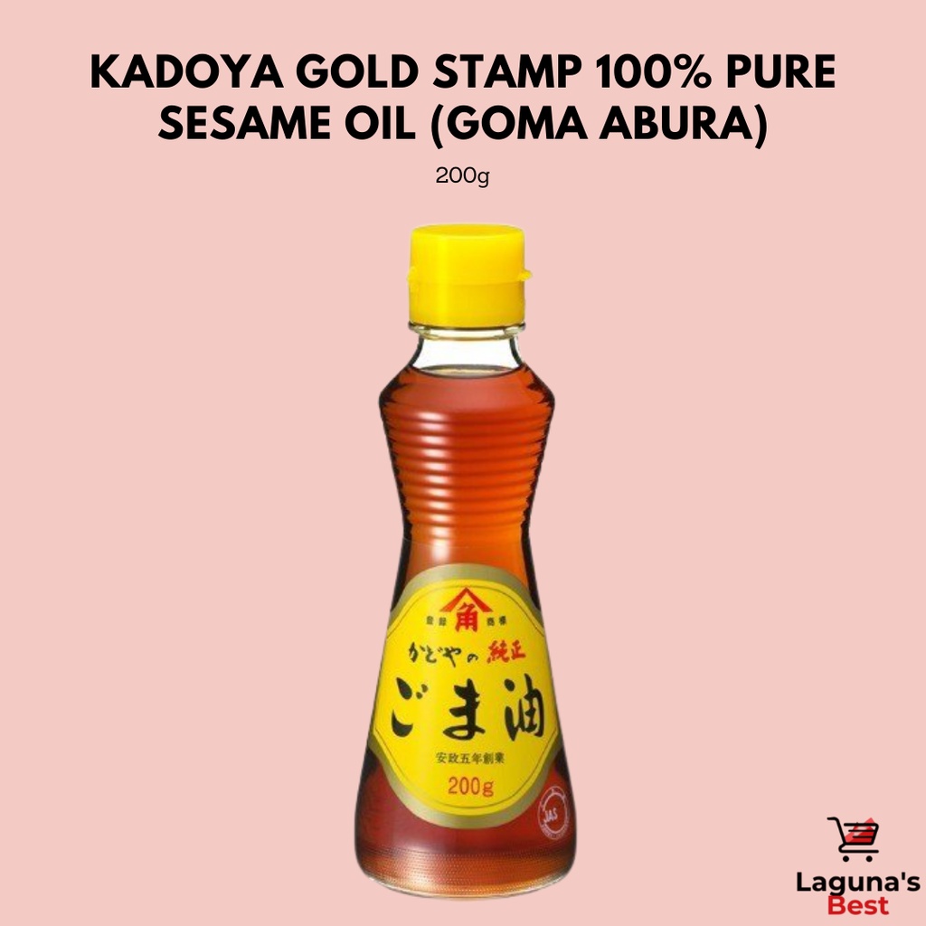 Kadoya Gold Stamp 100 Pure Sesame Oil (Goma Abura) Imported from Japan