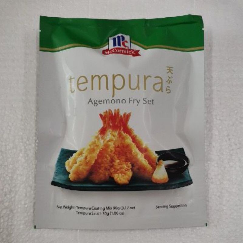 McCormick Tempura Fry Set 90g Batter + 30g sauce Shopee Philippines