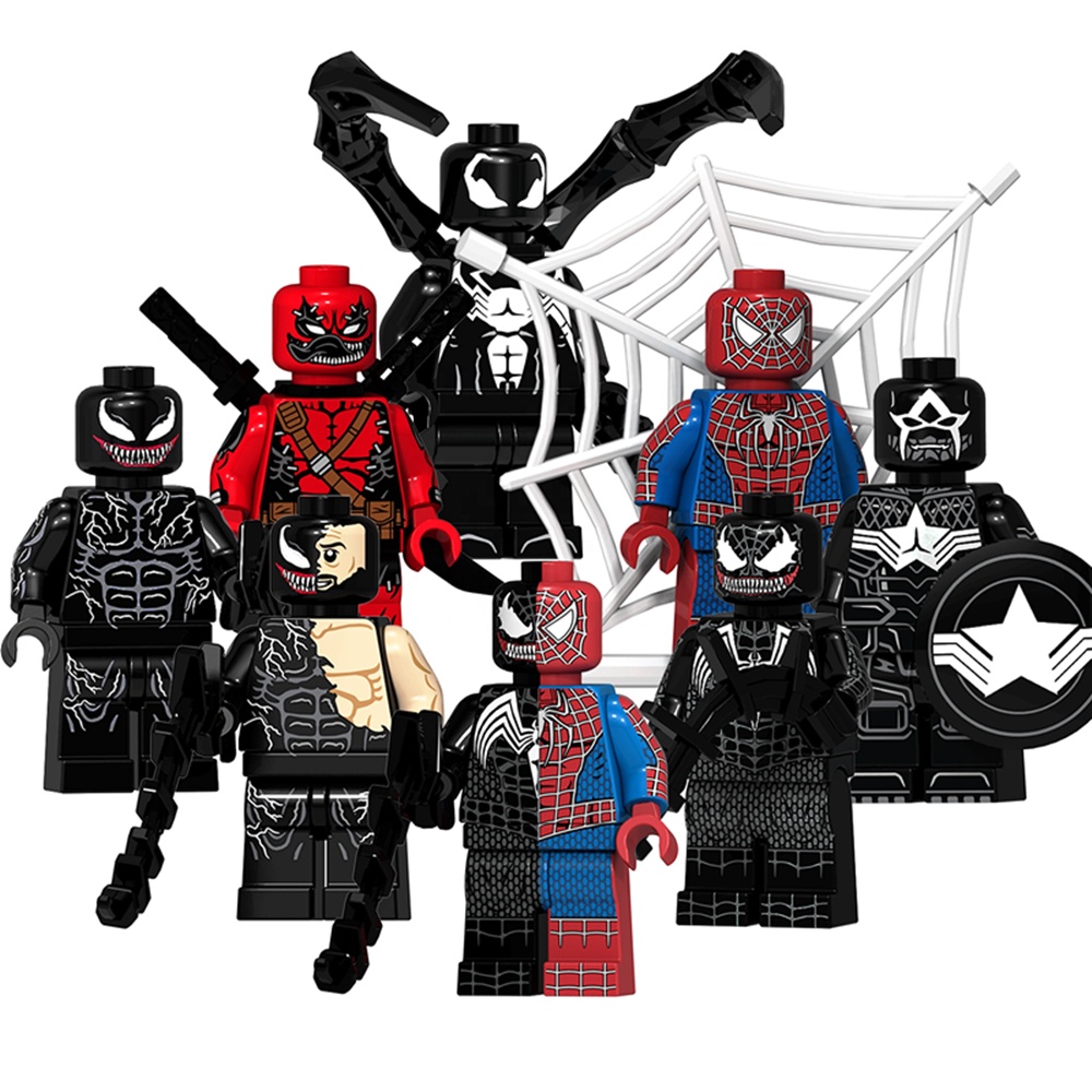 Venom Minifigures Spiderman Blocks Toys | Shopee Philippines