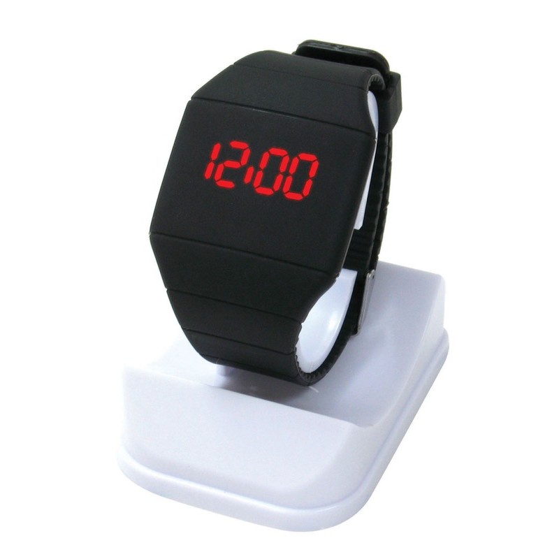 Gedi Student Simple Trend Creative Electronic square LED Watch