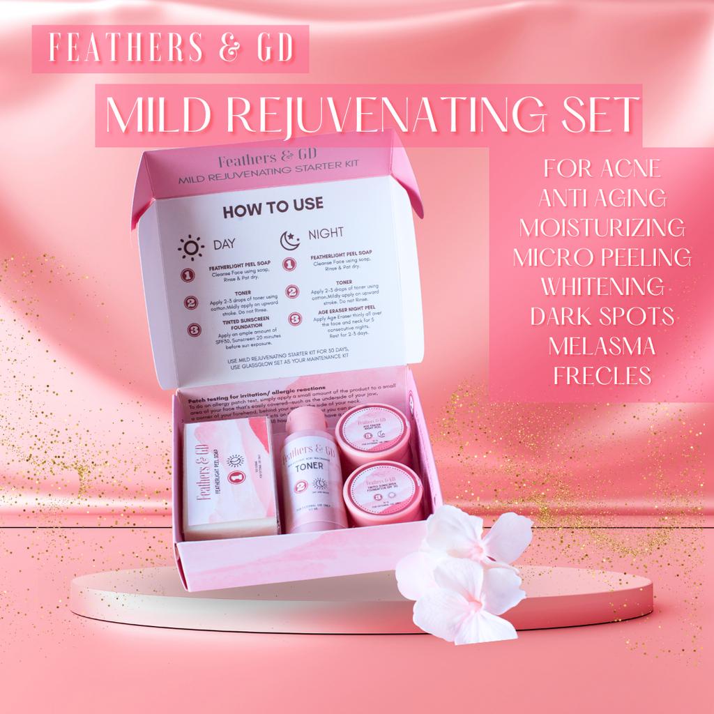 Mild Rejuvenating Set skin care original /anti aging, moisturizing, sun