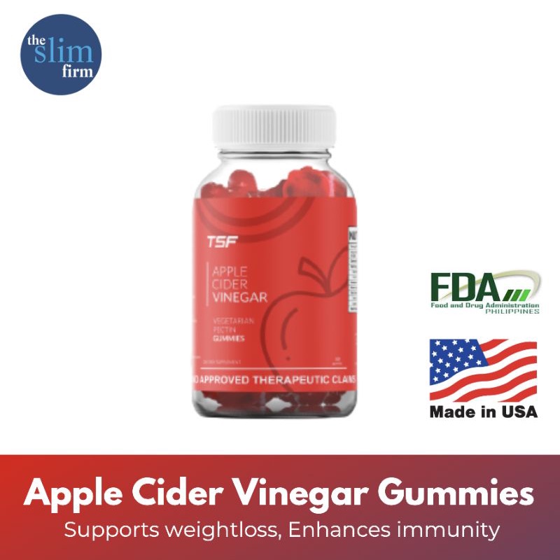 TSF Apple Cider Vinegar Gummies (60 gummies) TK3 Shopee Philippines