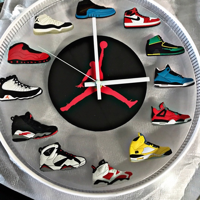 Jordan hot sale sneaker clock