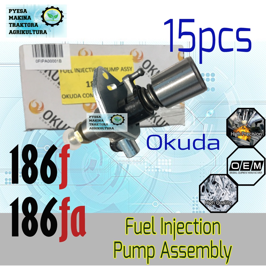 Fuel Injection Pump Assy 186 186F 186FA 188F 10hp 12hp 14hp Okuda Brand ...