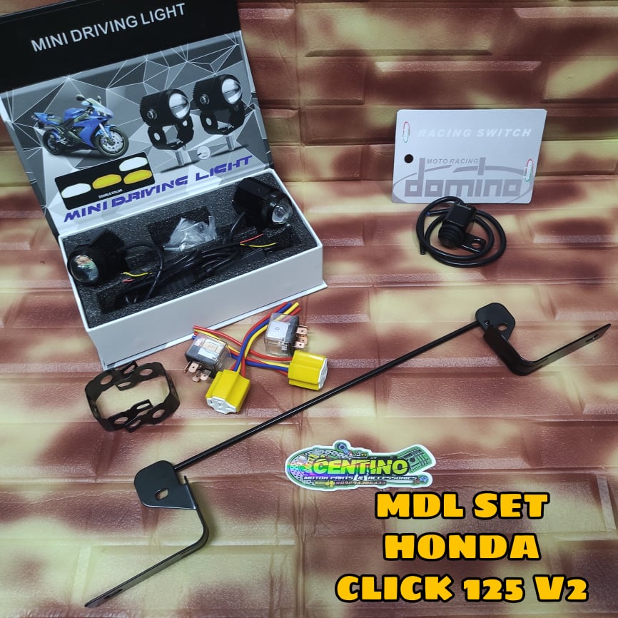 Honda Click V2 Mini Driving Light SET | Shopee Philippines