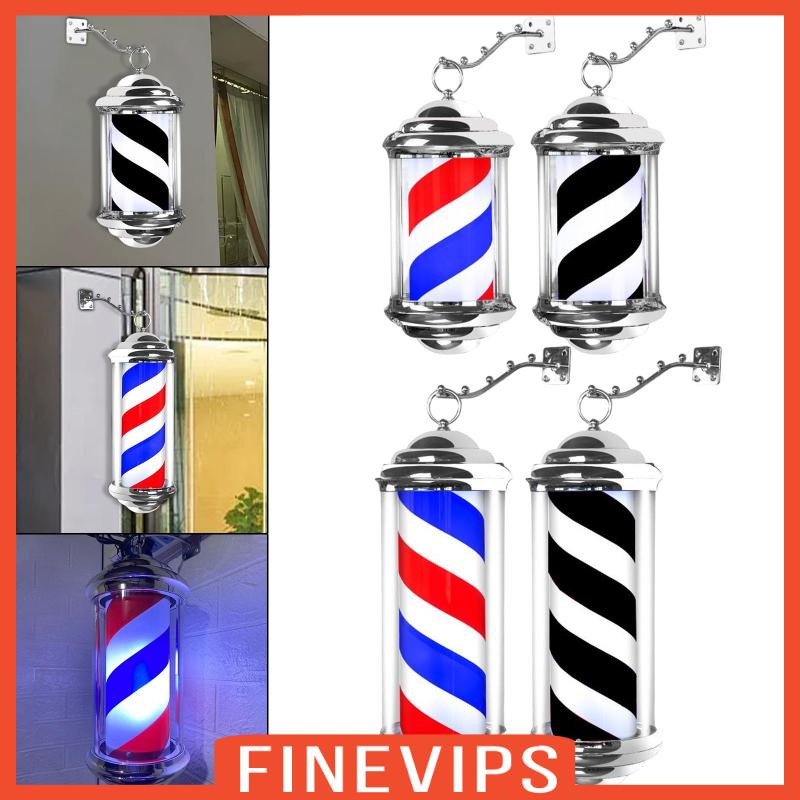 Rotating Barber Pole Light Outdoor Hair Salon Shop Sign | Shopee ...