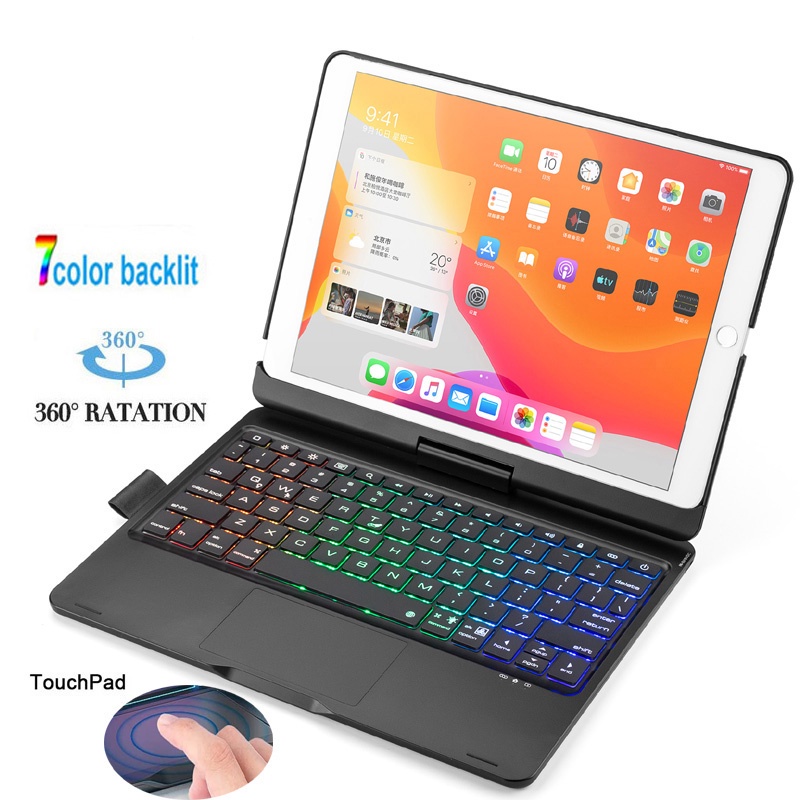 Touchpad Keyboard Case For ipad 10.2 7th 8th Gen 9th 10th generation 11 ...