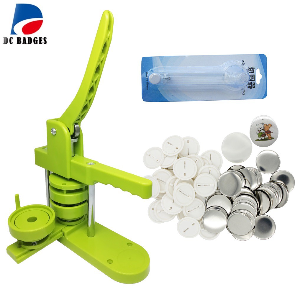 2020 Newest DIY button maker DC-109 badge making machine + paper cutter ...