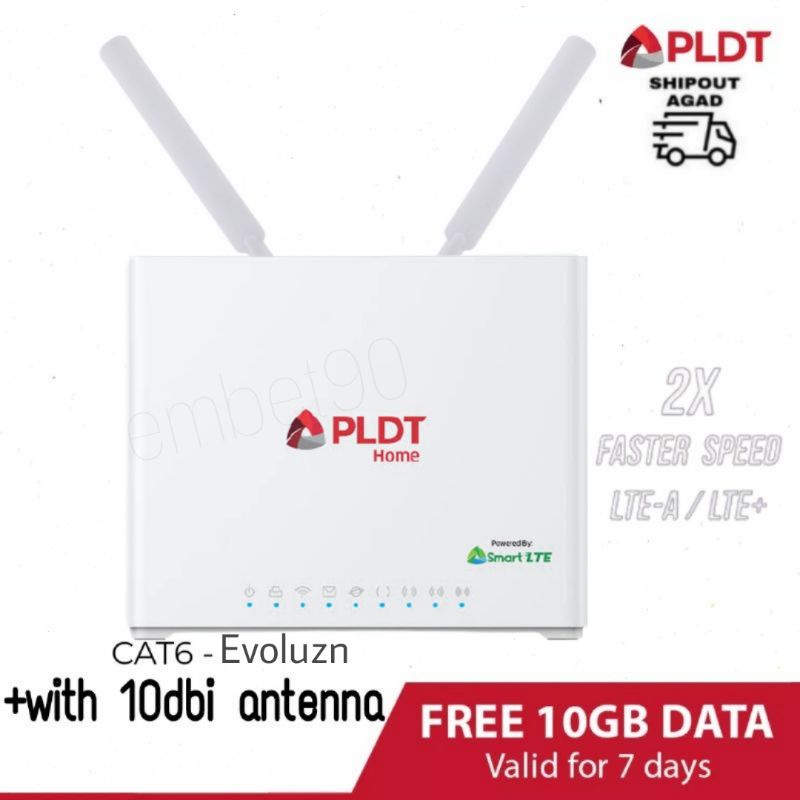 Pldt Home Prepaid Wifi Cat6 with antenna fx id5 Shopee Philippines