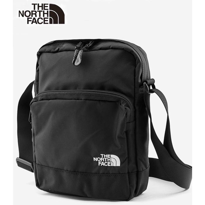 insThe North Face ECO Black Pouch Bag Square Sling Bag TNF Trendy