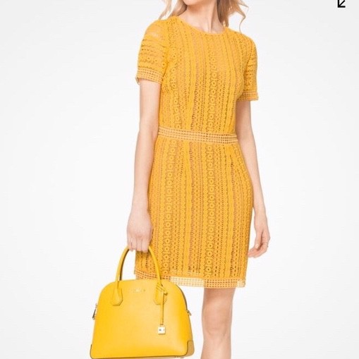 Michael kors 2024 dress yellow