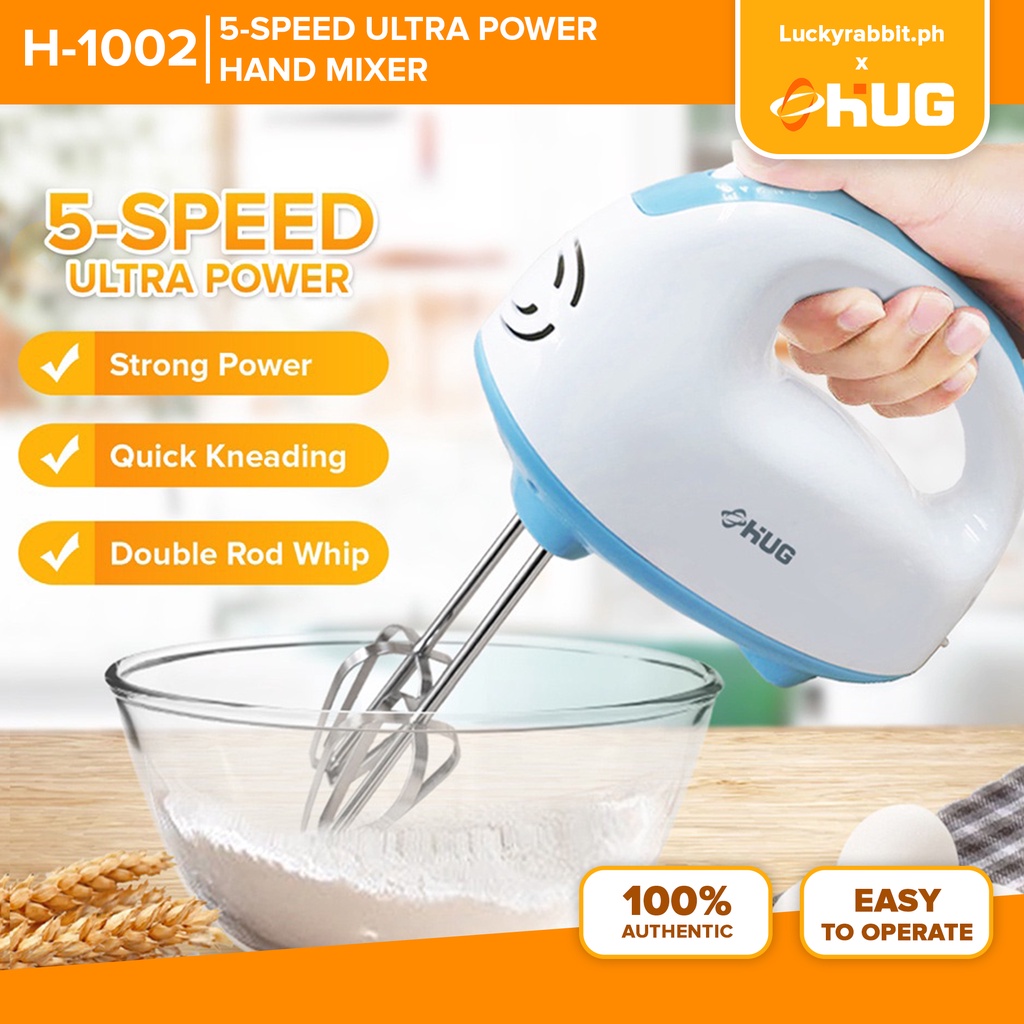 High Speed Ultra Power Hand Mixer Dough Kneader Food Mixer Double Rod