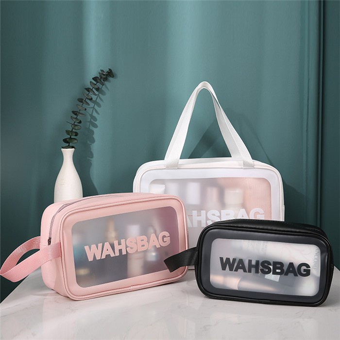 Waterproof Portable Transparent Cosmetic Makeup Skin Care Travel Bag ...