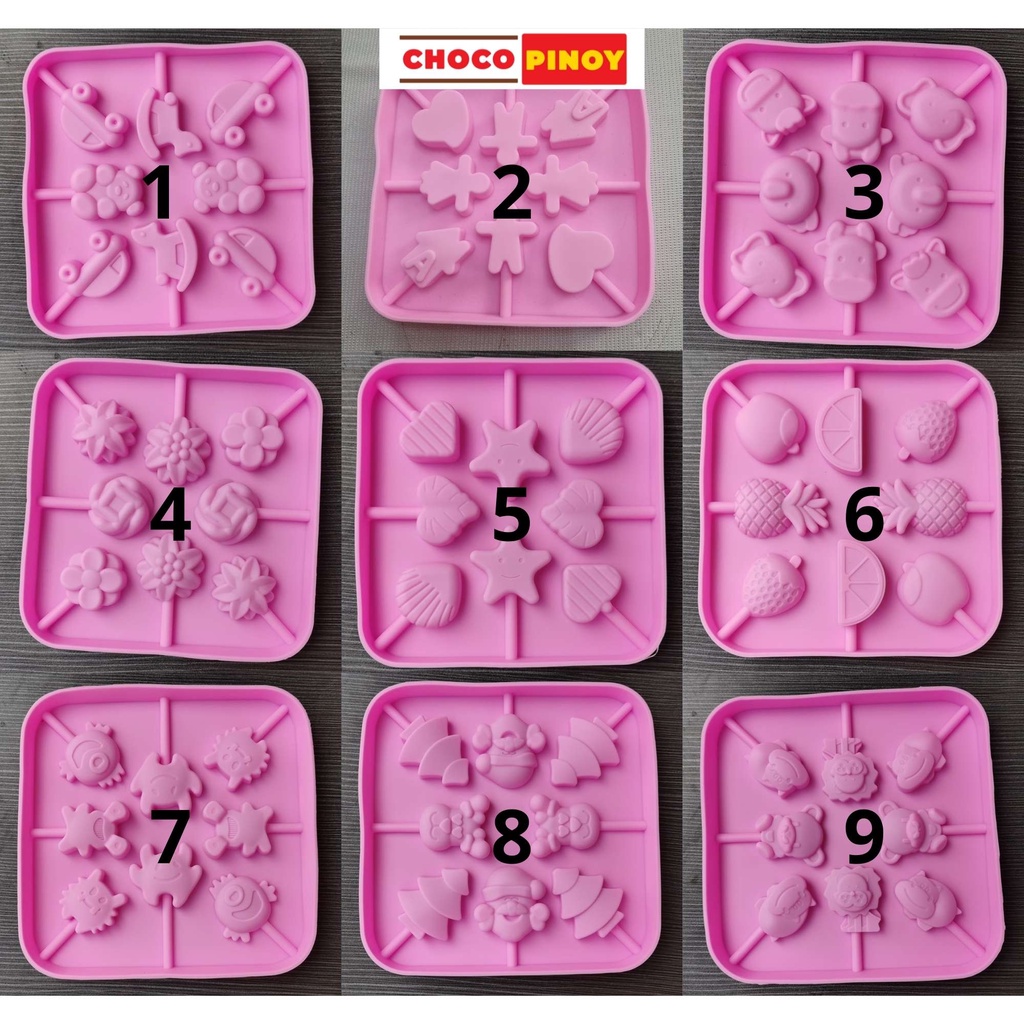 Small Silicone Molder Mini Lollipop Different Mold Cars Safari ...