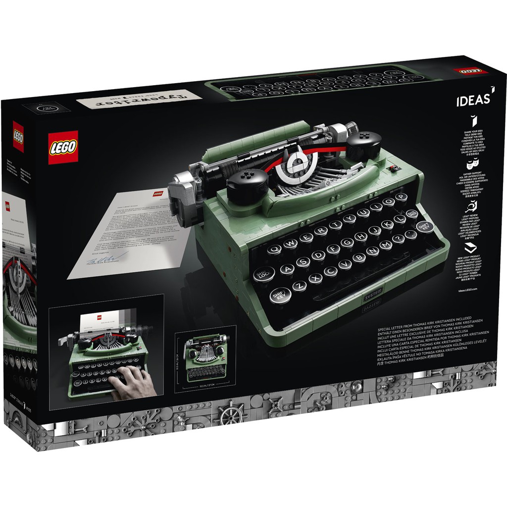 Lego Ideas 21327 Typewriter Shopee Philippines