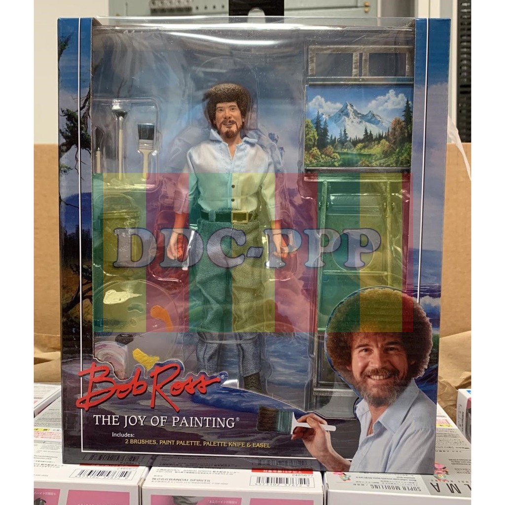 NECA BOB ROSS 8 INCH RETRO ACTION FIGURE (SEALED) | Shopee Philippines