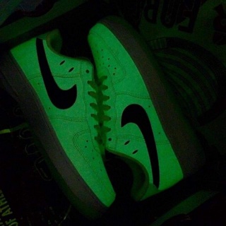 Nike air force 1 glow hot sale in the dark for sale