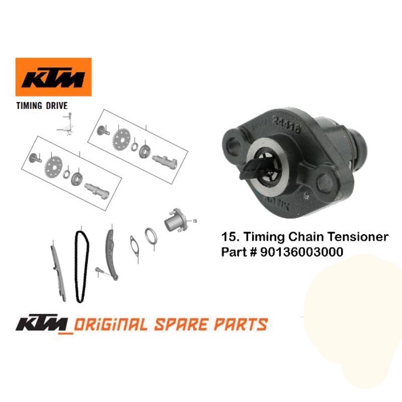 ORIGINAL KTM TIMING CHAIN TENSIONER Shopee Philippines