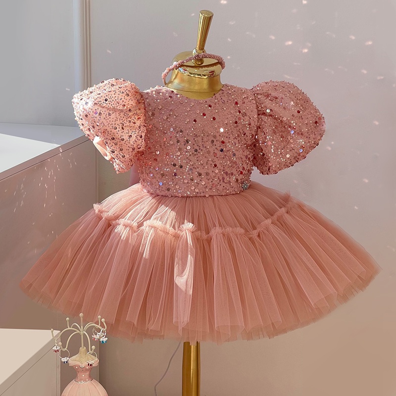 Baby Girl 1 Year Birthday Dress Bow Princess Dress Newborn Christening Gowns Tutu Party New Year Baby Girl Clothes Shopee Philippines