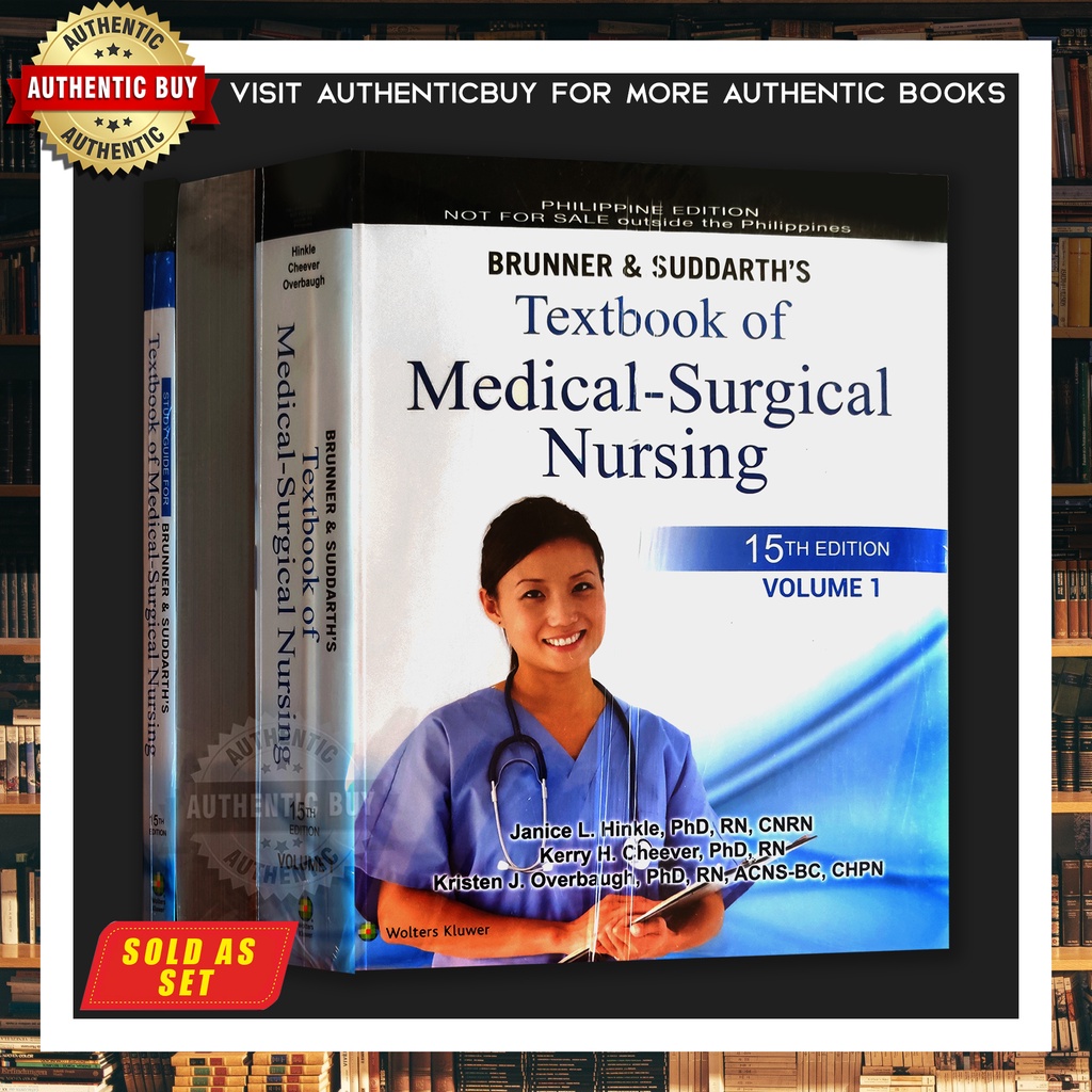 AUTHENTIC / Brunner & Suddarth's TEXTBOOK OF MEDICAL SURGICAL NURSING ...