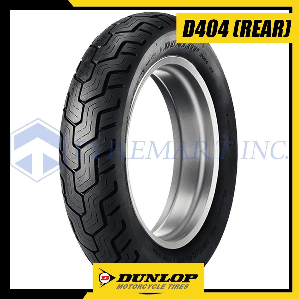 Dunlop Tires D404 120/9018 65H Tubeless Motorcycle Street Tire (Rear) Shopee Philippines