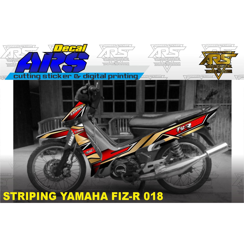 Sticker Striping List Variation Yamaha FIZ R Semi Full Body | Shopee ...