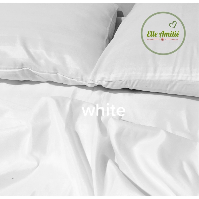 Canadian Cotton Bedsheets 3in1 Set Striped Design Page 1 Shopee Philippines