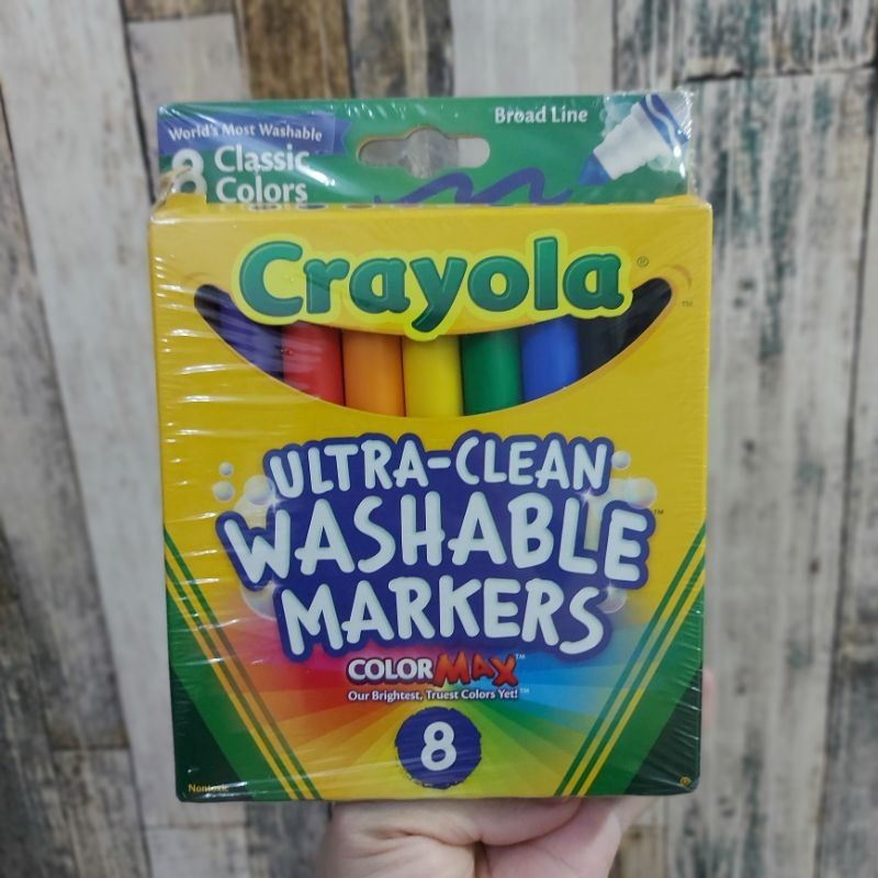 Crayola Broad Point Washable Markers Shopee Philippines