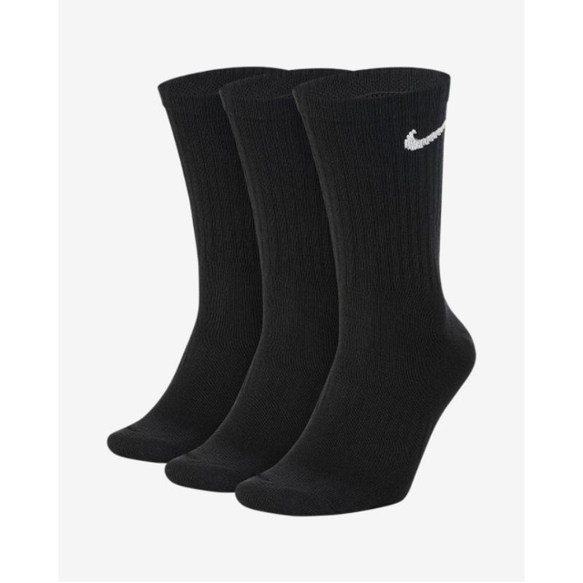 NIKE CREW SOCKS BLACK BUNDLE (3PAIRS) Shopee Philippines