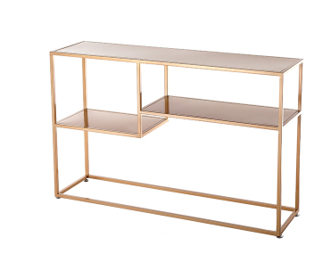 TLQ Entrance Platform Iron Bar Entry Cabinet Porch Table Against The ...