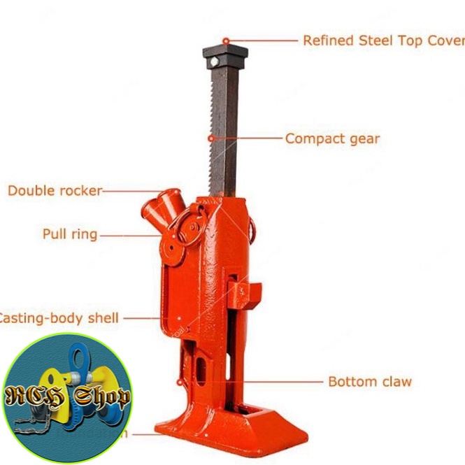 5T 10T 15T Blue Rack Mechanical Jack Sewing Machine Price Steel Rail