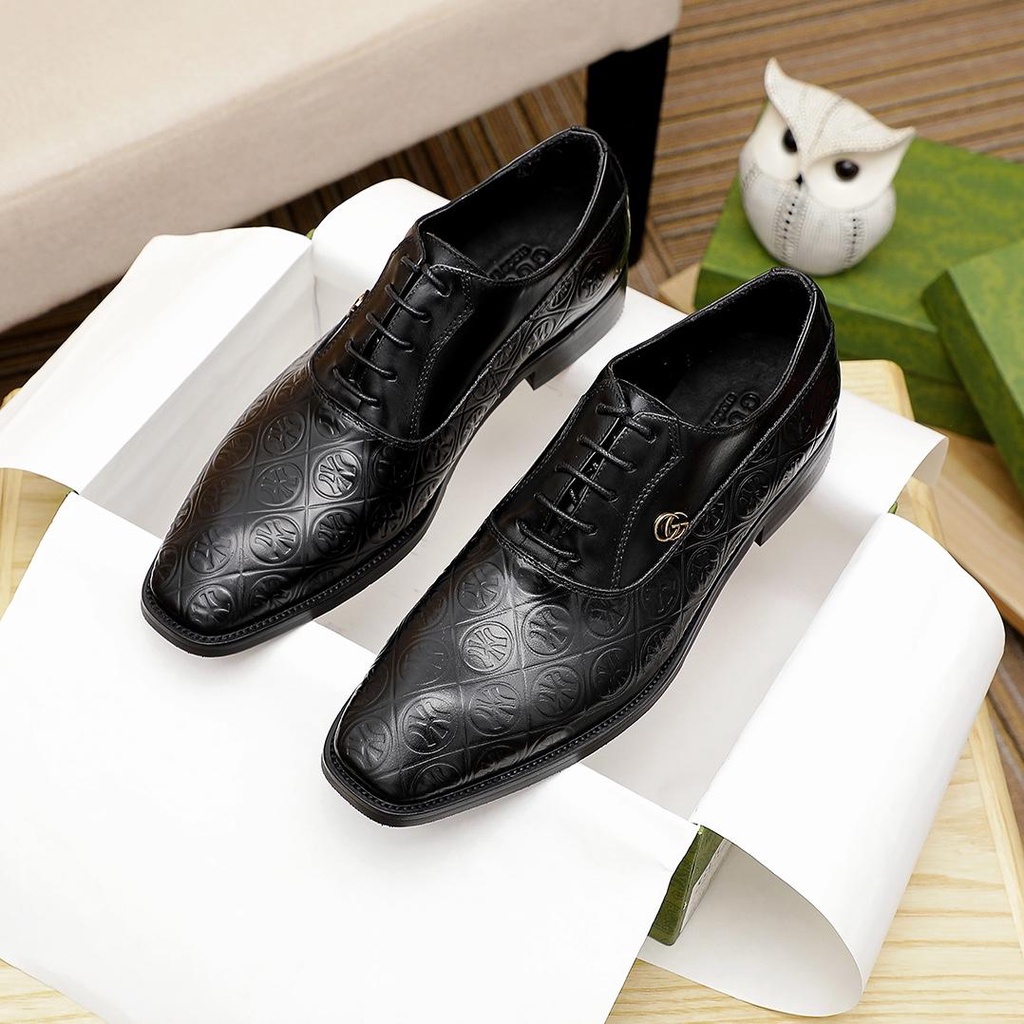 Gucci Gucci men's business dress shoes update Hong Kong counter new ...