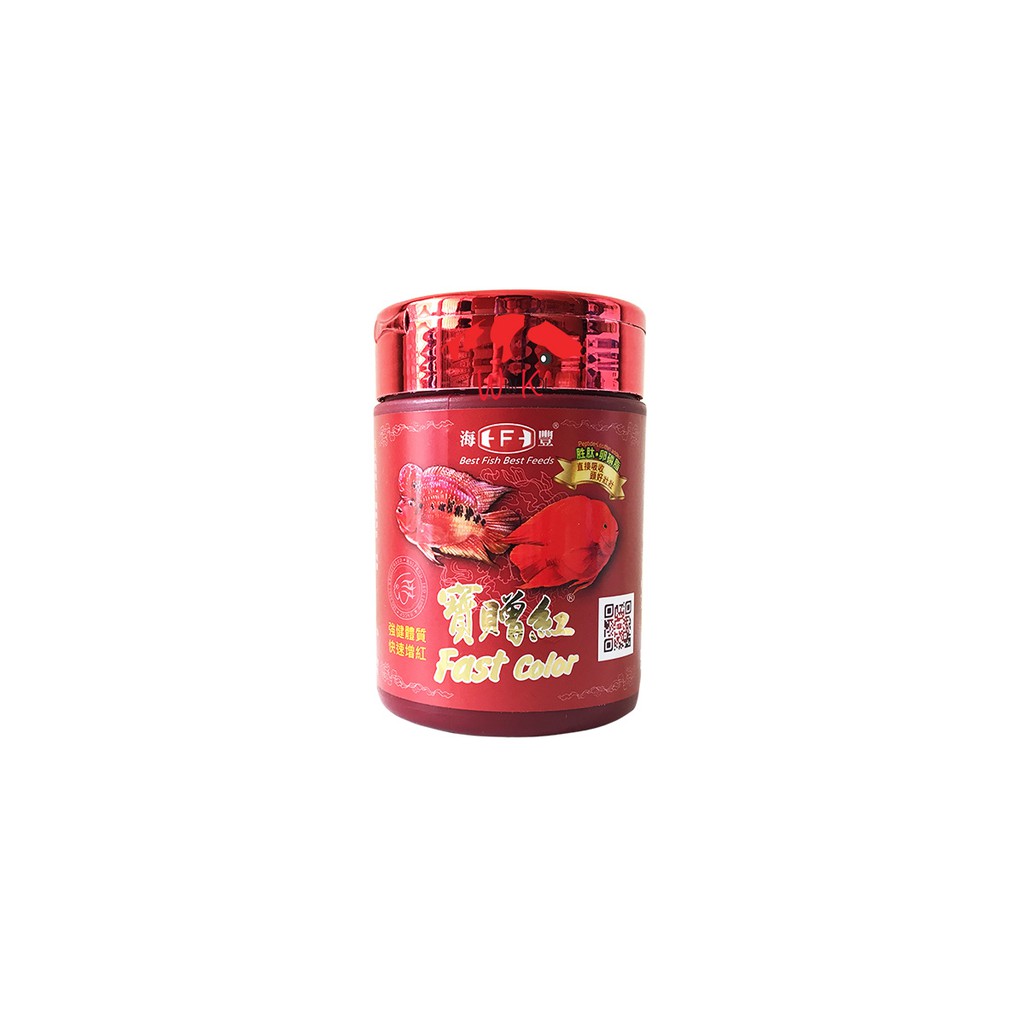 Haifeng fast color Hai Feng Pao Chen Hong 85g/ flowerhorn fish food ...