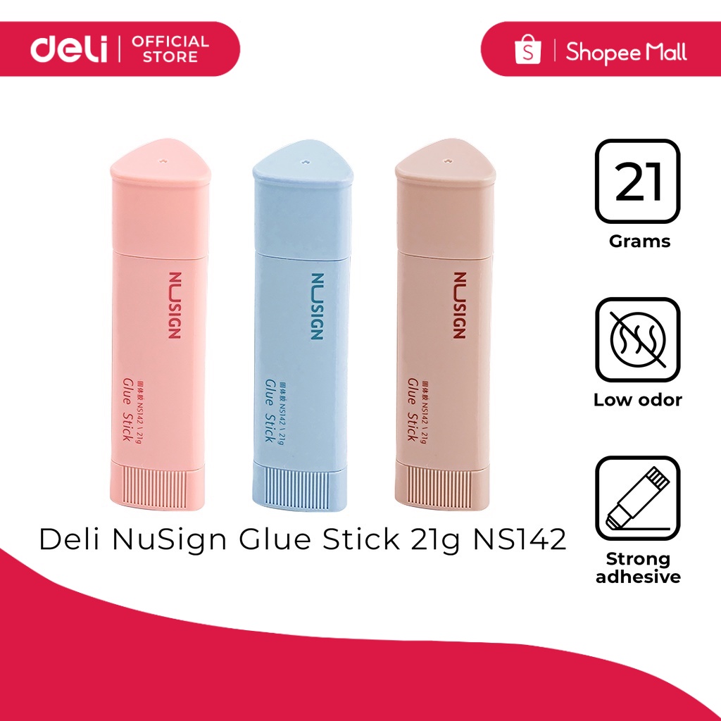 Deli NS142 NuSign Glue Stick 21g [79NS142LP] | Shopee Philippines