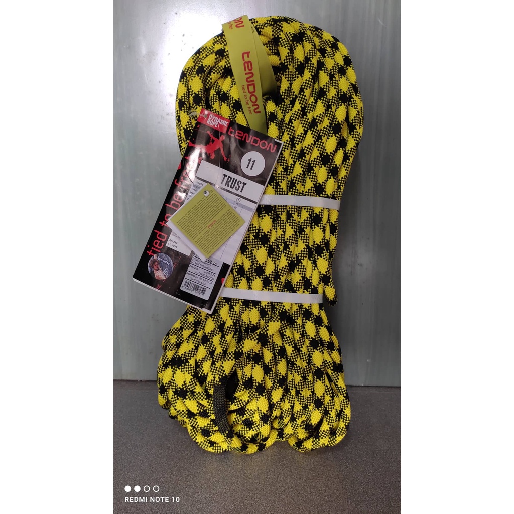 Tendon Dynamic Rope Trust 11 mm x 50 Meters | Shopee Philippines