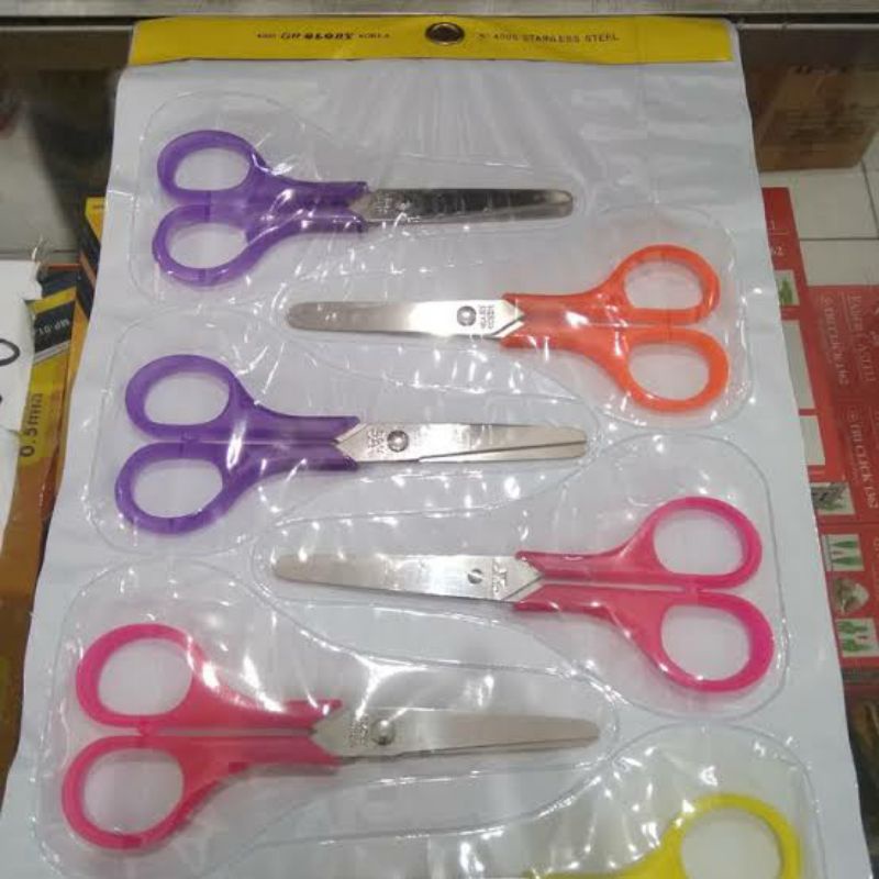 [1 Dozen] GLORY Scissors 1 Contents 12 Pcs/Paper Scissors/Sharp ...