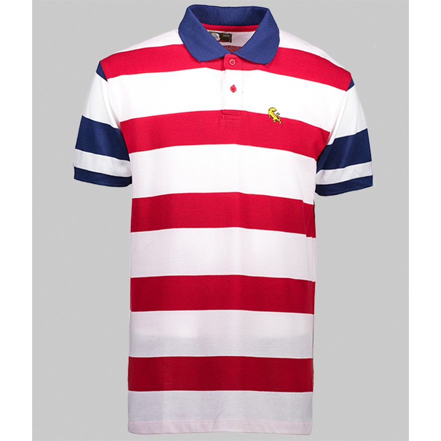 Bench striped 2025 polo shirt