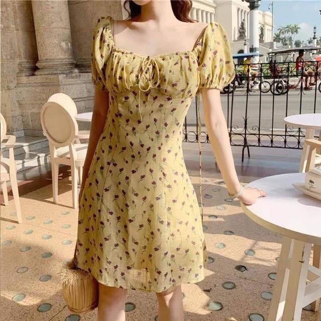 Korean shop dress shopee