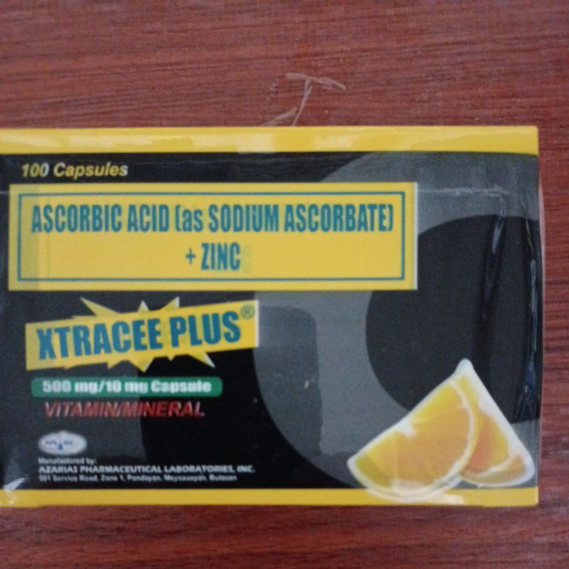 (Sodium Ascorbate Zinc Sulfate) Xtracee Plus Vitamin C w/ Zinc | Shopee ...