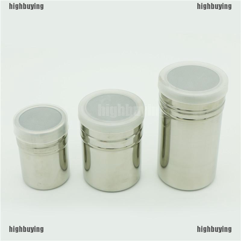ღღ Stainless Steel Chocolate Shaker Icing Sugar Powder Cocoa Flour