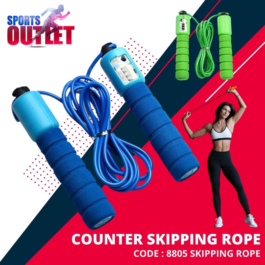 2.5 Meter Smart Counting Jumping Skipping Rope Calorie Burn Home