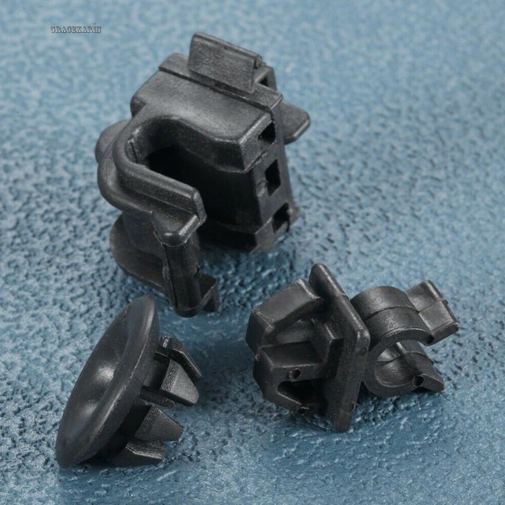 3pcs Car Hood Rod Holder Opener Stay Grommet Clip Fit For Honda - Foto 2