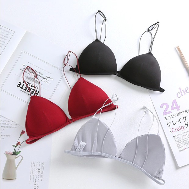 [CLEARANCE SALE] BS Sexy Lingerie Seamless Triangular Front Closure Bra ...
