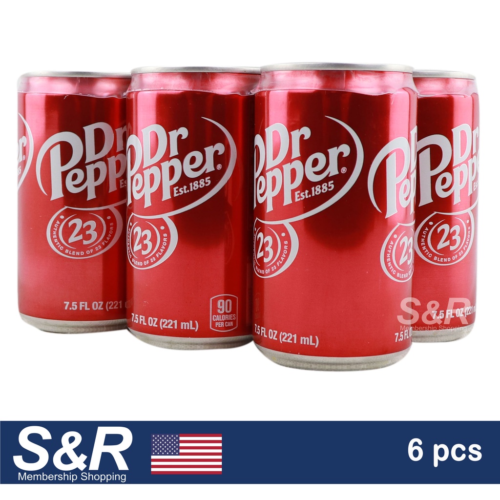 Dr. Pepper 23 Flavors Cola 6 cans Exp Apr 29, 2024 Shopee Philippines